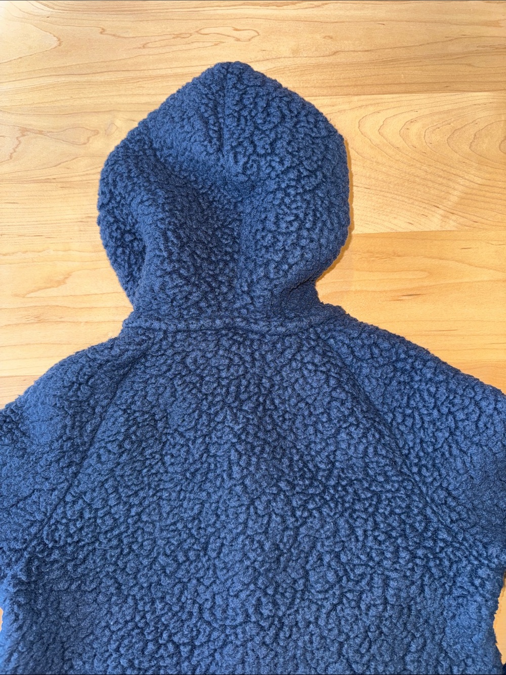 Patagonia Toddler Retro Pile Snap Jacket Navy Blue with Red Trim size 4T - Picture 7 of 9
